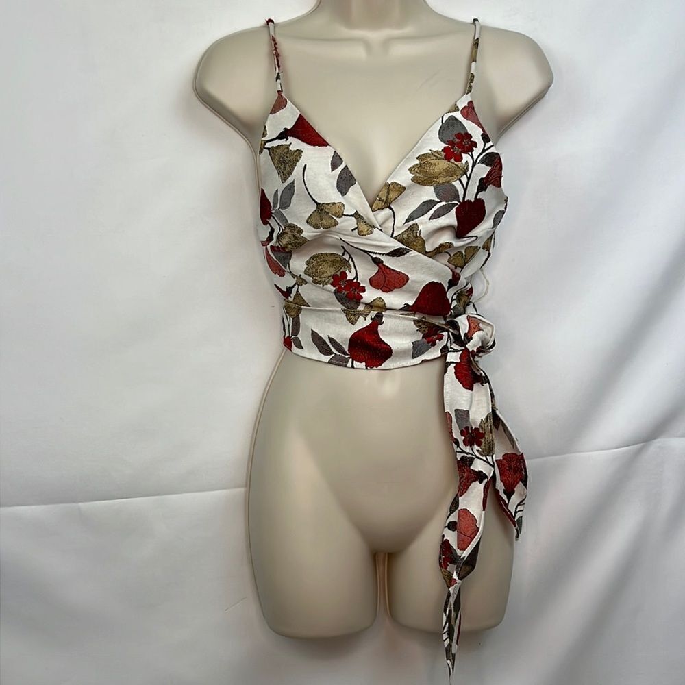 Keepsake floral corset crop top size XS